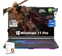 ASUS ROG Strix G16 16" 240Hz Gaming Laptop Intel-i9-14900HX(24 cores), NVIDIA GeForce RTX 4060, 64GB DDR5 RAM, 1TB SSD, Wi-Fi 6, Backlit Keyboard, Windows 11 Pro & Microsoft Office Lifetime License