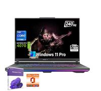 ASUS ROG Strix G16 Gaming Laptop - 16:10 QHD 240Hz Display, Intel 24-Core i9-14900HX, NVIDIA RTX 4070, 64GB DDR5, 2TB SSD, Backlit KB, WiFi 6E, Win 11 Pro, w/cefesfy Office Lifetime License
