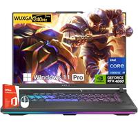 ASUS ROG Strix G16 Gaming Laptop, 16" 240Hz Display, Office Lifetime License, Intel i9-14900HX, GeForce RTX 4060, 16 GB DDR5, 1 TB SSD, Backlit KB, Wi-Fi 6E, Windows 11 Pro, w/Accessories