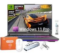 ASUS ROG Strix G16 Gaming Laptop, 16" QHD+ 240Hz, Intel 24-Core i9 14900HX, GeForce RTX 4060, 64 GB DDR5 RAM, 1 TB SSD, Backlit KB, Windows 11 Pro, with Office Lifetime License, w/RH-Accessories