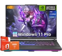 ASUS ROG Strix G16 Gaming Laptop, 16" QHD+ 240Hz, Intel 24-Core i9 14900HX, GeForce RTX 4060, 64 GB DDR5 RAM, 2 TB SSD, Backlit KB, Windows 11 Pro, with Office Lifetime License, w/RH-Accessories