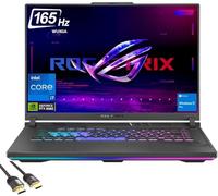 ASUS ROG Strix G16 Gaming Laptop, 16" WUXGA 165Hz Display, GeForce RTX 4060 140W, 13th Gen Intel 14-Core i7-13650HX, 32GB DDR5, 1TB NVMe SSD, TB 4, 4-Zone RGB, WiFi 6E, PDG HDMI 2.1 Cable, Win 11 Pro