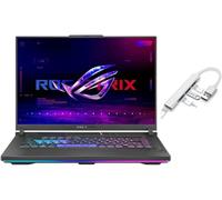 Asus ROG Strix G16 Gaming Laptop |16” WUXGA 165Hz Display | Intel Core i7-13650HX | NVIDIA GeForce RTX 4060 | Backlit | Black| 32GB RAM DDR5 | 1024GB SSD | Windows 11 Home |Bundle with USB 3.0 Hub
