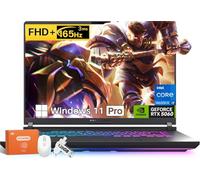 ASUS ROG Strix G16 Gaming Laptop 2025, NVIDIA GeForce RTX 5060 Laptop GPU, Intel Core i7 Processor 14650HX, 16" FHD+ 165Hz/3ms Display, 64 GB DDR5, 4 TB SSD, Wi-Fi 7, Windows 11 Pro, Accessory Kit