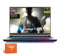 ASUS ROG Strix G16 Gaming Laptop, AMD Ryzen 9 8940HX, 32GB DDR5, 1TB Gen 4 SSD, 16'' WUXGA Anti-Glare Display, NVIDIA Geforce RTX 5070Ti, Windows 11 Pro, Dolby Atmos, Hires Audio, w/Accessories