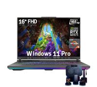 ASUS ROG Strix-G16 Gaming Laptop - AMD Ryzen 9 8940HX, WUXGA 165Hz Display, NVIDIA GeForce RTX 5070 Ti 12GB GDDR7, 64GB DDR5, 4TB SSD, RGB Backlight, Windows 11 Pro, incl