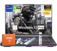 ASUS ROG Strix G16 Gaming Laptop, Intel 24-Core i9-14900HX, GeForce RTX 4060, 16" ROG Nebula QHD+ 240Hz Display (16:10), 32 GB DDR5, 2 TB SSD, Wi-Fi 6E, Backlit RGB, Win11 Pro, w/Accessories