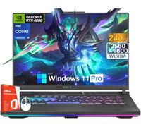 ASUS ROG Strix G16 Gaming Laptop, Intel i9-14900HX, GeForce RTX 4060, 16" QHD+ 240Hz Display, 16 GB DDR5, 1 TB SSD, Backlit KB, Windows 11 Pro & Microsoft Office Lifetime License, w/Accessories