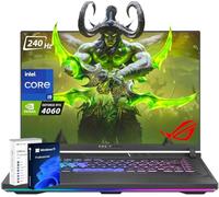 ASUS ROG Strix G16 Gaming Laptop, NVIDIA GeForce RTX 4060, Intel Core i9-14900HX, 16” ROG Nebula Display 16:10 QHD 240Hz, 32 GB DDR5-5600, 1 TB PCIe Gen4 SSD, Wi-Fi 6E, Win 11 Pro, G614JIR-AS94