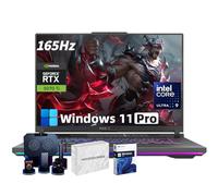 ASUS ROG Strix-G16 Gaming Laptop, NVIDIA GeForce RTX 5070 Ti, AMD Ryzen 9 HX 8940HX, 16-core (Up to 5.3 GHz), 16" 165Hz 300 nits, Backlit KB, Win11 Pro PC w/Accessoires (64GB DDR5 RAM, 2TB SSD)