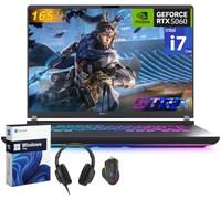 ASUS ROG Strix G16 Gaming Laptop, NVIDIA RTX 5060, Intel i7-14650HX, 16 inch 1920x1200 FHD+ 165Hz 3ms, WiFi 7, Dolby Atmos, Hires Audio, HD+ Cam, 64 GB DDR5, 4 TB SSD, Windows 11 Pro, Accessories
