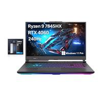 ASUS ROG Strix G17 17.3" QHD 240Hz Gaming Laptop, AMD Ryzen 9-7845HX, 64GB DDR5, 2TB PCIe SSD, NVIDIA GeForce RTX 4060, RGB Backlit Keyboard, Win 11 Pro, Gray, 128GB Hotface Extension Set