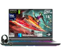ASUS ROG Strix G18 18” Gaming Laptop, RTX 5070 Ti 12GB, 64GB DDR5, 4TB SSD | Intel Core Ultra 9 275HX, 18-inch 2.5K 240Hz 3ms Nebula Display, Windows 11 Pro, Wi-Fi 7, Thunderbolt 5, 4-Zone RGB Backlit