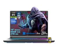 ASUS ROG Strix G18 G815 Gaming AI Laptop 18" WUXGA 144Hz (100% sRGB) Intel 24-core i9-14900HX 64GB RAM 2TB SSD GeForce RTX 5070 GDDR7 (Up to 798 AI TOPS) RGB Backlit WiFi7 Thunderbolt Win11Pro ICP Hub