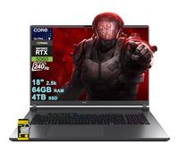 ASUS ROG Strix G18 G815 Gaming AI PC Laptop 18" 2.5k (2560x1600) 240Hz (100% DCI-P3) Intel 24-core Ultra 9 275HX 64GB RAM 4TB SSD GeForce RTX 5060 (Up to 572 AI Tops) RGB Backlit WiFi7 Win11 ICP Hub