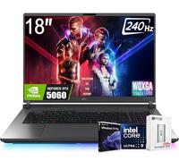 ASUS ROG Strix G18 G815 Gaming Copilot AI PC Laptop 18" 2.5k (2560x1600) 240Hz (100% DCI-P3, 3ms) Intel 24-core Ultra 9 275HX GeForce RTX 5060 RGB Backlit Wi-Fi7,Win11Pro W/128 PSD, 64GB | 4TB SSD