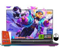 ASUS ROG Strix G18 Gaming Laptop, with Office 2024 Lifetime License, i9-14900HX(24-core), GeForce RTX 4060, 18" 240Hz WQXGA Display, 64GB DDR5, 2TB SSD, RGB Backlit KB, Windows 11 Pro,w/Accessories