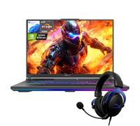 ASUS ROG Strix G18 RTX 5070 Gaming Laptop, 18“ ROG Nebula 2.5K 240Hz/3ms, AMD Ryzen 9 8940HX, NVIDIA RTX 5070 with ROG Boost, 64GB DDR5, 4TB SSD, RGB KB, ROG Cooling, Bundle with HyperX Cloud Headset