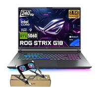 ASUS ROG Strix G18 Ultra 9 Gaming Laptop, 18" 2.5K QHD+ 240Hz IPS Nebula Display, RTX 5060, Intel Core Ultra 9 275HX, 64GB DDR5, 4TB SSD, 4-Zone RGB Backlit, Numeric Keypad, Win 11 Home, w/Bundle