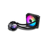 ASUS ROG Strix LC II 120 ARGB all-in-one liquid CPU cooler with Aura Sync, Intel® LGA 1150/1151/1155/1156/1200/2066 and AMD AM4/TR4 support and a ROG 120 mm ARGB radiator fan