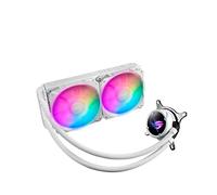 ASUS ROG Strix LC II 240 ARGB White Edition All-in-one AIO Liquid CPU Cooler 240mm Radiator, Intel LGA1700, 115x/2066 and AMD AM4/TR4 Support, 2X 120mm 4-pin PWM Addressable RGB Radiator Fans