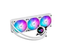 ASUS ROG Strix LC III 360 ARGB White Edition All-in-one CPU Liquid Cooler with 360° rotatable Water Block, Asetek’s New Gen7 v2 Pump, Premium ROG ARGB Fans, and 10+ Custom Aura Lighting Effects