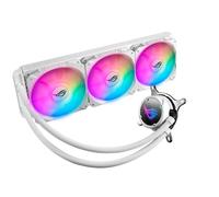 ASUS ROG Strix LC RGB White Edition All-in-One Liquid CPU Cooler (Aura Sync, 3x ROG 120mm Addressable RGB Radiator Fans, White) 360mm