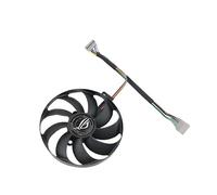 ASUS ROG STRIX RTX 2060 2070 2080 Ti & RX 5600 5700 XT Series Replacement Fan for ASUS Graphics Cards, Air Cooling, 87mm, 7-Pin Graphics Card Cooler, VGA Card Replacement GPU Fan (Fan C)
