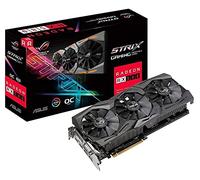 ASUS ROG-STRIX-RX580-O8G-GAMINGOC Edition GDDR5 DP HDMI DVI VR Ready AMD Graphics Card