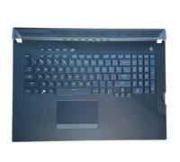 ASUS ROG Strix Scar III G731GU-1B/G731GV/G731GW Original Backlit Keyboard Palm Rest Set (with C Shell+touchpad) Black | US Compatible Models: 13N1-9BA0801/90NR01T2-R31UI0/0K06-000N0A2/V185062AS1