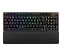 ASUS ROG Strix Scope II 96 RX Wireless Black Wireless Optical Gaming Keyboard (Bluetooth, 2.4 GHz, Wired USB, Streaming Hotkeys, ROG RX Optical Switches, ROG Keyboard Stabilizers, Black)