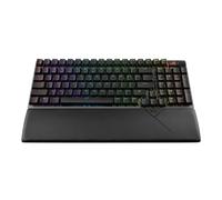 ASUS ROG Strix Scope II 96 Wireless Gaming Keyboard, Tri-Mode Connection, Dampening Foam & Switch-Dampening Pads, Hot-Swappable Pre-lubed ROG NX Snow Switches, PBT Keycaps, RGB-Black, UK Layout