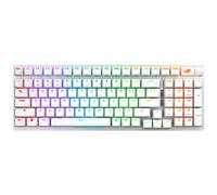 Asus ROG STRIX SCOPE II 96 Wireless Mechanical RGB Gaming Keyboard 96% Layout Streamer Hotkeys Multifunction Controls Sound-Dampening White