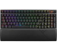 ASUS ROG Strix Scope II 96 Wireless Gaming Keyboard, Tri-Mode Connection, Dampening Foam & Switch-Dampening Pads, Hot-Swappable Pre-lubed ROG NX Snow Switches, PBT Keycaps, RGB-Black, UK Layout