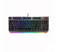 ASUS ROG Strix Scope NX TKL | 80% Gaming Mechanical Keyboard, ROG NX Red Linear Switches, Detachable Cable, Stealth Key, Aura Sync, Programmable Macros, Aluminum Top