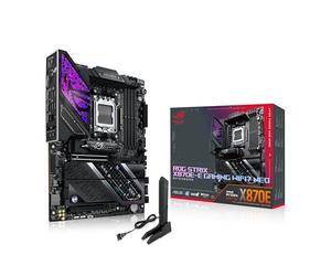 ASUS ROG Strix X870E-E Gaming WIFI7 NEO, AMD ATX Motherboard, 18+2+2 Power Stages, DDR5 Slots, Five M.2 Slots, PCIe 5.0 with Full Support for Next-gen GPUs, WiFi 7, Dual USB4