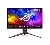ASUS ROG Swift 27 Inch 1440P OLED DSC Gaming Monitor (PG27AQDM) - QHD (2560 x 1440), 240Hz, 0.03ms, G-Sync Compatible, Anti-Glare Micro-Texture Coating, 99% DCI-P3, True 10-bit, DisplayPort, Black