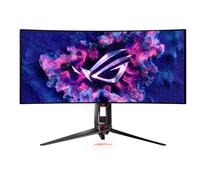 ASUS ROG Swift OLED PG34WCDM - 34 Inch UWQHD Curved Gaming Monitor - 240 Hz, 0.03ms GtG, G-Sync, FreeSync, AdaptiveSync, 10-bit, DisplayHDR 400 - KVM, 21:9,DP 1.4, HDMI 2.1, 90W USB-C, USB