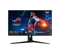 ASUS ROG Swift PG32UQR 32” 4K HDR 144Hz DSC HDMI 2.1 Gaming Monitor - UHD (3840 x 2160), IPS, 1ms, G-SYNC Compatible, Extreme Low Motion Blur Sync, Eye Care, DisplayPort, USB, DisplayHDR 600,Black