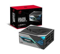 ASUS ROG Thor Platinum III 1200W Gaming Power Supply (GaN-MOSFET, Aura Sync RGB, ATX 3.1, PCIe 5.0 Ready, Magnetic OLED Display, Turbo Mode, GPU first, 80+ Platinum Certification)