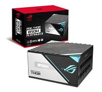 ASUS ROG Thor 850W Platinum II (Fully Modular Power Supply, 80+ Platinum, Lambda A++ Certified, ROG heatsinks, 135mm PWM Fan, 0dB Mode, OLED Panel, Sleeved Cables, Aura Sync, 10 Year Warranty)