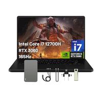 ASUS ROG Zephyrus 16" WUXGA 165Hz Gaming Laptop, 16GB DDR5, 1TB PCIe SSD, Intel i7-12700H, GeForce RTX 3060 6GB GDDR6, Windows 11, RGB Backlit Keyboard, Wi-Fi 6, Black, 128GB Docking Station Set