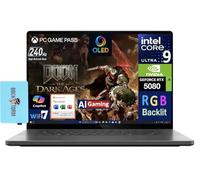 ASUS ROG Zephyrus AI Gaming Laptop 16.0" 240Hz OLED WQXGA Display (Intel Ultra 9-285H, GeForce RTX 5080 16GB, 32GB LPDDR5X, Win 11 Home) w/MS 365 Personal, DKZ USB Port Expander