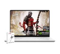 ASUS ROG Zephyrus G14 14" 3K OLED 120Hz Gaming Laptop, AMD Ryzen 9 270, NVIDIA GeForce RTX 5060, 16GB LPDDR5X RAM 1TB SSD, Micro SD, WiFi7, Backlit KB, Win11, Platinum White, 2TB USB Drive, W/GaLiMu