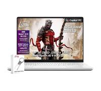 ASUS ROG Zephyrus G14 14" 3K OLED 120Hz Gaming Laptop Copilot+ PC AMD Ryzen AI 9 HX 370 NVIDIA RTX 5070 Ti 12GB 32GB LPDDR5X RAM 2TB SSD WiFi7 Win11 Platinum White w/2TB USB Drive, W/GaLiMu