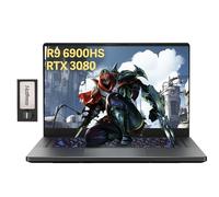 ASUS ROG Zephyrus G15 15.6" 240Hz QHD Gaming Laptop, AMD Ryzen 9 6900HS, GeForce RTX 3080 8GB GDDR6, 40GB DDR5, 1TB PCIe SSD, Backlit Keyboard, HD Camera, Win 11 Pro, Gray, 128GB Docking Station Set