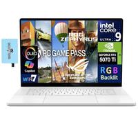 ASUS ROG Zephyrus G16 AI Gaming Laptop 16.0" 240Hz WQXGA OLED Display (Intel Ultra 9-285H, GeForce RTX™ 5070 Ti 12GB, 32GB LPDDR5X, 2TB SSD, RGB KB, Thunderbolt 4, WiFi 7, Win 11 Pro) w/DKZ USB Hub