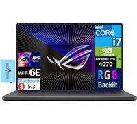 ASUS ROG Zephyrus G16 Gaming Laptop 16.0" 165Hz IPS WUXGA Display (Intel i7-13620H, GeForce RTX 4070 8GB, 20GB DDR4, 512GB PCIe SSD, RGB KB, Thunderbolt 4, Win 11 Pro) w/DKZ USB Port Expander