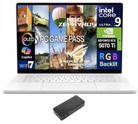 ASUS ROG Zephyrus G16 Laptop 16.0" 240Hz WQXGA Display (Intel Ultra 9-285H, GeForce RTX™ 5070 Ti 12GB, 32GB LPDDR5X, 2TB SSD, RGB KB, Thunderbolt 4, WiFi 7, Webcam, Win 11 Pro) w/USB-C Dock