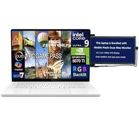ASUS ROG Zephyrus G16 Laptop 16.0" 240Hz WQXGA Display (Intel Ultra 9-285H, GeForce RTX™ 5070 Ti 12GB, 32GB LPDDR5X, 2TB SSD, RGB KB, Thunderbolt 4, WiFi 7, Webcam, Win 11 Pro) w/Duex Max DS Monitor